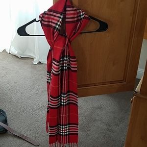 Plaid Cashmere Boutique Scarf